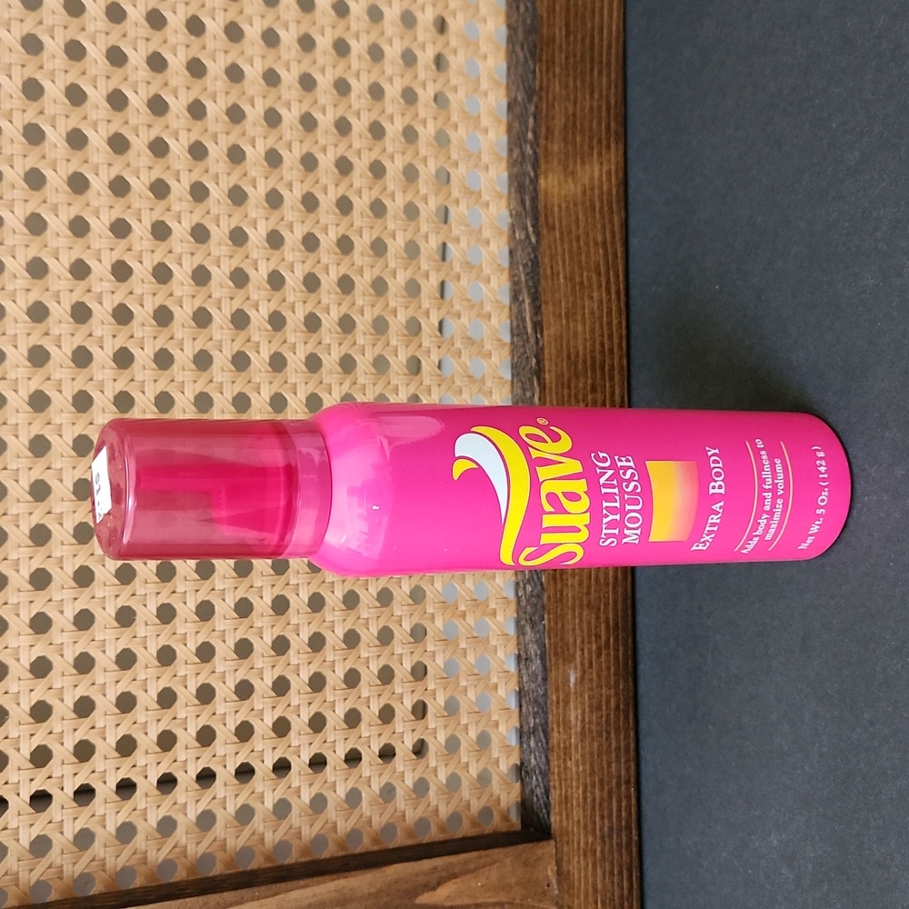 Vintage Advertising Prop Suave Extra Body Mousse